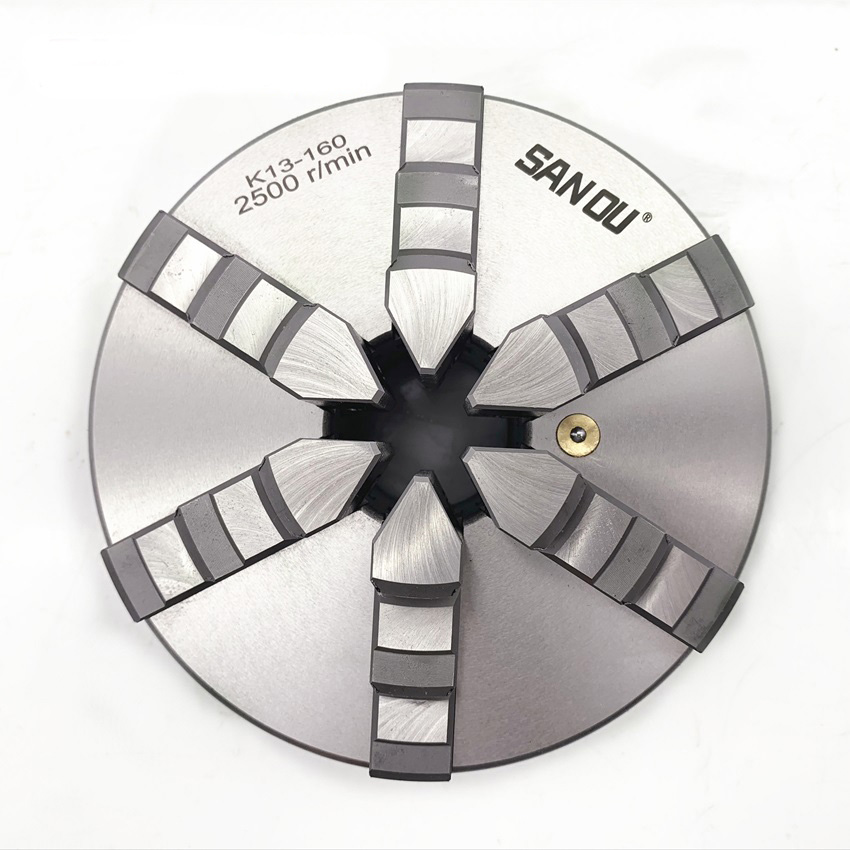 6 jaw self-centering chuck Sanou brand K13 series