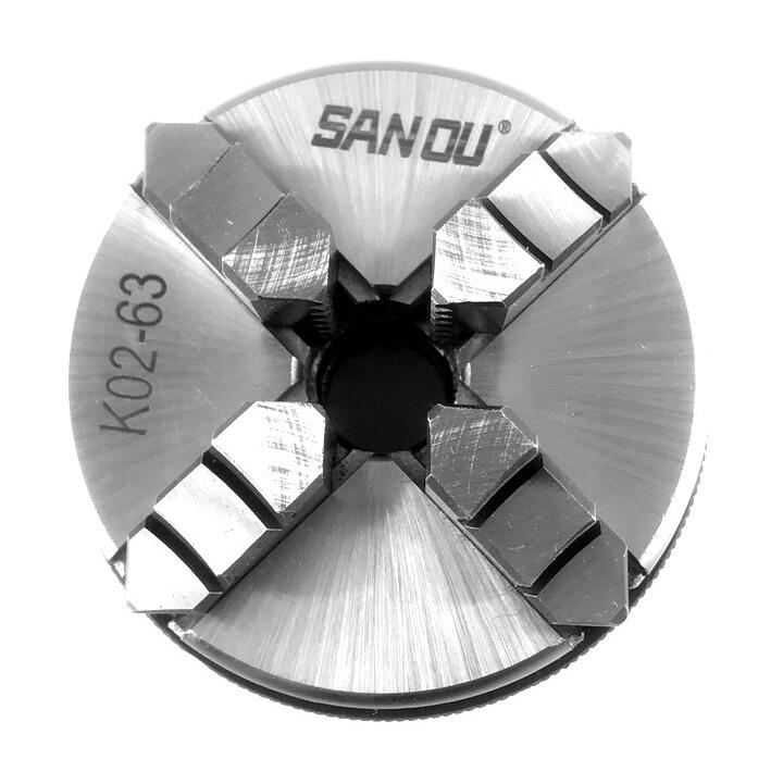 4 jaw wood lathe chuck sanou brand K02 series